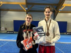 Gabriel Łosiewicz podwójnym medalistą tenisowych mistrzostw kraju