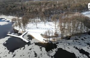 Park linowy na Mysiej Wyspie w Szczecinku