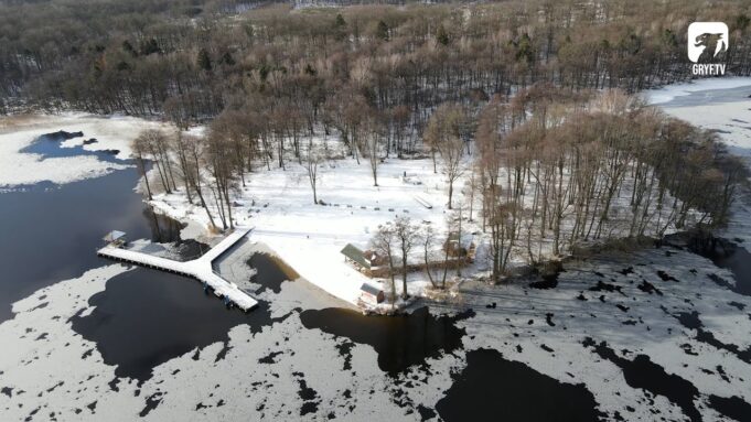 Park linowy na Mysiej Wyspie w Szczecinku