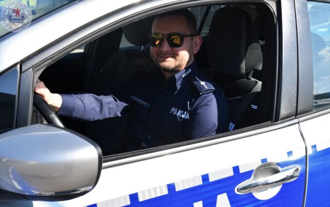 Drogowy bandyta zatrzymany przez policjanta po służbie