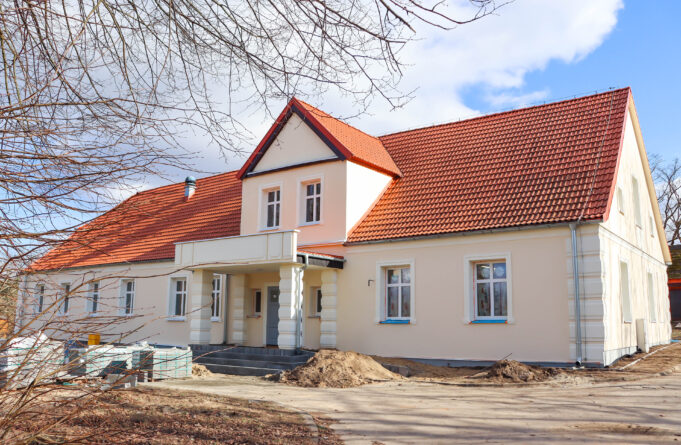 Modernizacja świetlicy na finiszu