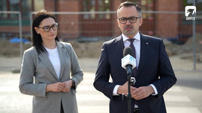 Nawrocki za CPK – konferencja posłów M. Golińskiej i M. Horały