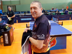 Antoni Biedziuk na podium Mistrzostw Polski