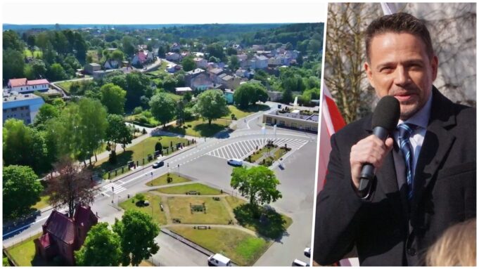 Rafał Trzaskowki na czele w gminie Biały Bór