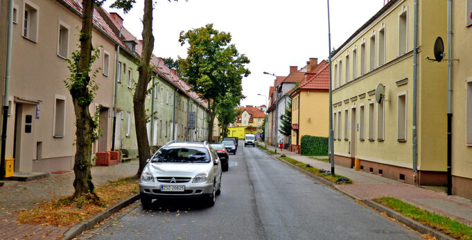 Ulica Zielona jednokierunkowa