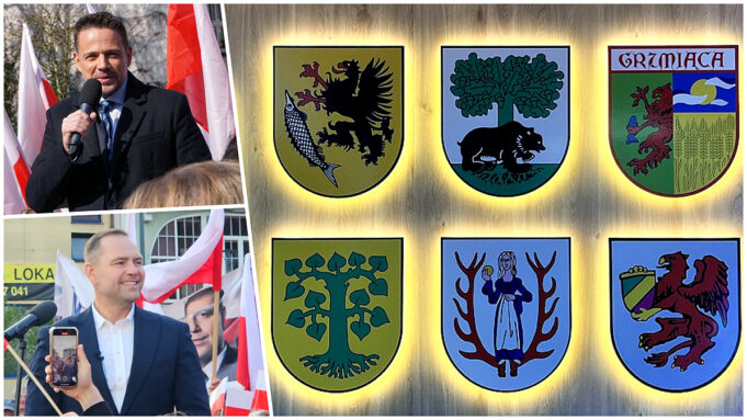 Karol Nawrocki wygrywa w gminach, Rafał Trzaskowski w powiecie