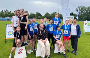 Worek medali zawodniczek UKS Victoria Szczecinek