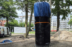 Tężnia w budowie. Finał robót do końca lipca