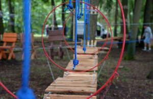 Park linowy na Mysiej Wyspie gotowy