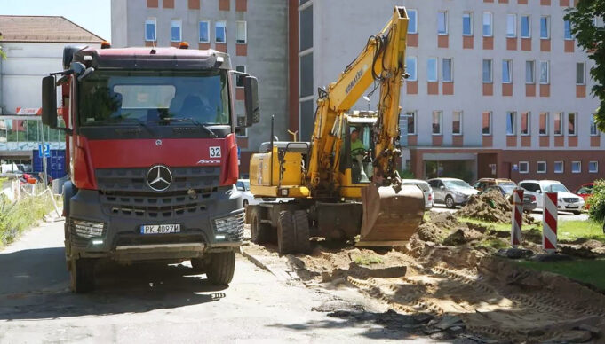 Rozpoczął się remont drogi do szpitala i Podimedu