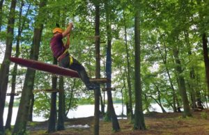 Nowa trasa w parku linowym na Mysiej Wyspie