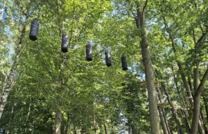 Szczecinecki park linowy zyskał trzecią trasę – „Czerwoną”