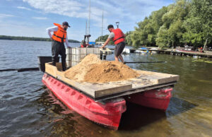 Walka z sinicami na Trzesiecku. Trzeci zabieg rekultywacji