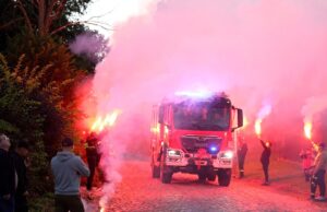 Powitanie nowego wozu OSP Storkowo