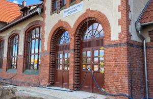 Postępy remontu dworca kolejowego w Szczecinku
