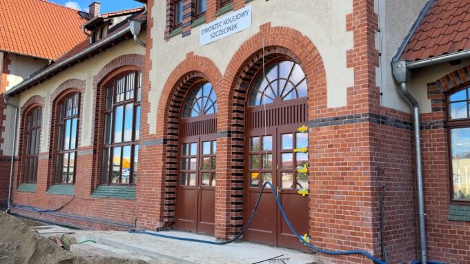 Postępy remontu dworca kolejowego w Szczecinku
