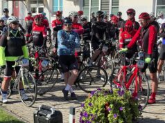 Miłośnicy kolarstwa w Bornem Sulinowie