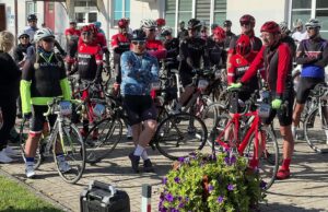 Miłośnicy kolarstwa w Bornem Sulinowie