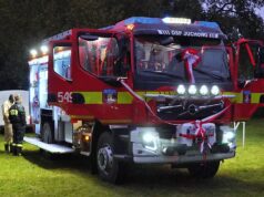 Powitanie nowego wozu OSP Juchowo