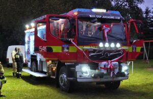 Powitanie nowego wozu OSP Juchowo