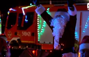 Strażacki Konwój Świętego Mikołaja w Białym Borze