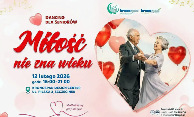 Walentynkowy bal dla seniorów w Szczecinku. Organizatorzy zapraszają