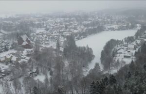 Biały Bór w śnieżnym wydaniu – styczeń 2026 – dron 4K