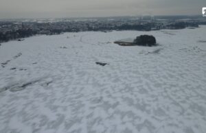 Zima 2026 – jezioro Trzesiecko – Szczecinek – dron 4K