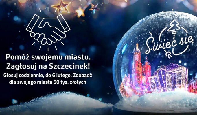 Szczecinek walczy o miano Świetlnej Stolicy Polski. Ruszyło głosowanie