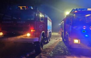 Intensywna noc strażaków