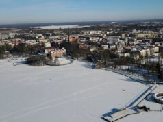 Przepiękny Szczecinek zimową porą