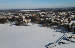 Przepiękny Szczecinek zimową porą