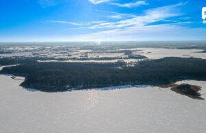 Jezioro Wielimie – zima 2026 – dron