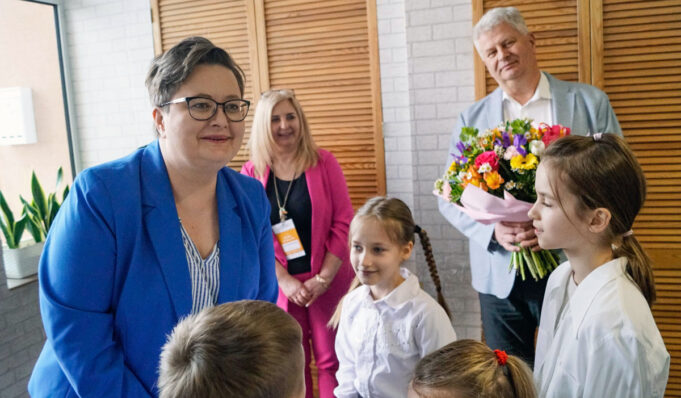 Wiceminister Edukacji z wizytą w Szkole Podstawowej w Turowie