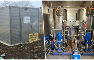 Kontenerowa stacja uzdatniania wody przy szczecineckim szpitalu