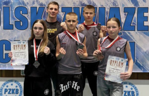 Zawodnicy Akademii Sportów Spider Szczecinek z medalami Mistrzostw Polski