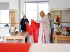 3 km flaga już 2 Maja W Bornem Sulinowie