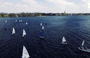 Wietrzna inauguracja sezonu żeglarskiego w Szczecinku