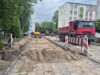 Wiekowa uliczka w remoncie