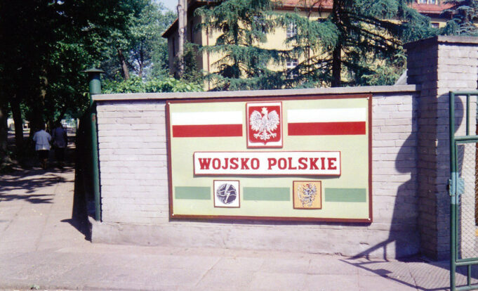 Ulica Polna „przy łączności” w 1993 roku