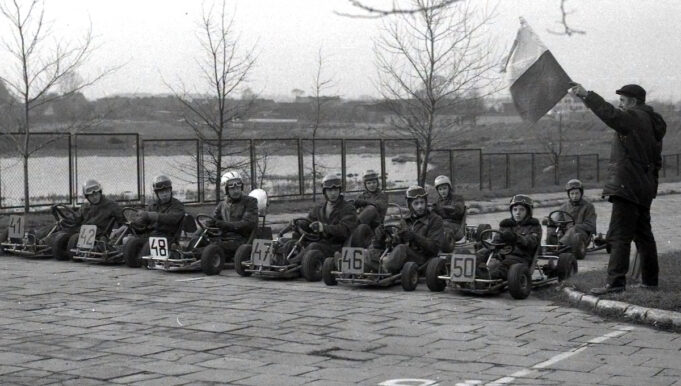 Miasteczko ruchu drogowego, rowery, karting i karta rowerowa