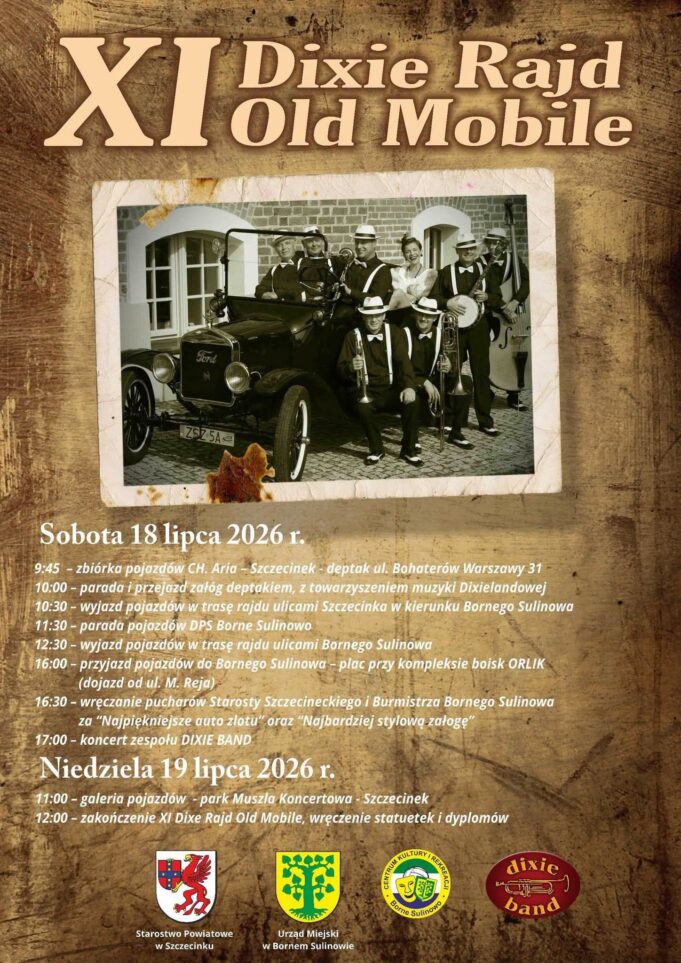 18-19.07.2026 | XI Dixie Rajd Old Mobile | Szczecinek i Borne Sulinowo