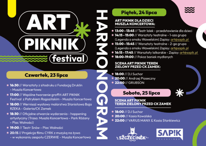 23-25.07.2026 | Art Piknik Festival | Szczecinek