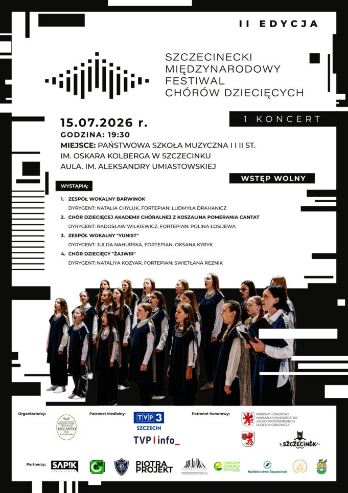 15-17.07.2026 | Szczecinecki Międzynarodowy Festiwal Chórów Dziecięcych