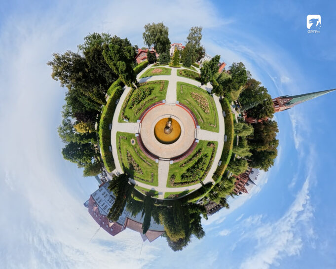 Park Miejski z niecodziennej perspektywy – dron 4K