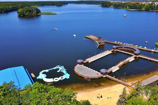 Czerwona flaga na Plaży Miejskiej