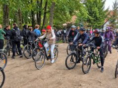 Ponad 400 rowerzystów objechało Trzesiecko