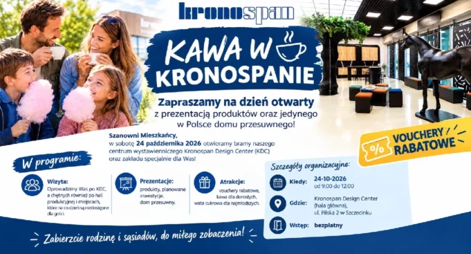 Zajrzyj do Kronospanu. Dzień otwarty w Szczecinku już 24 października