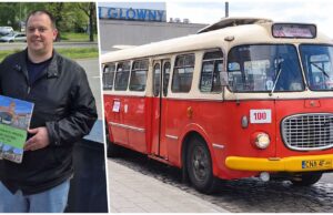 Zabytkowy Jelcz i spotkanie z autorem książki o historii komunikacji w Szczecinku